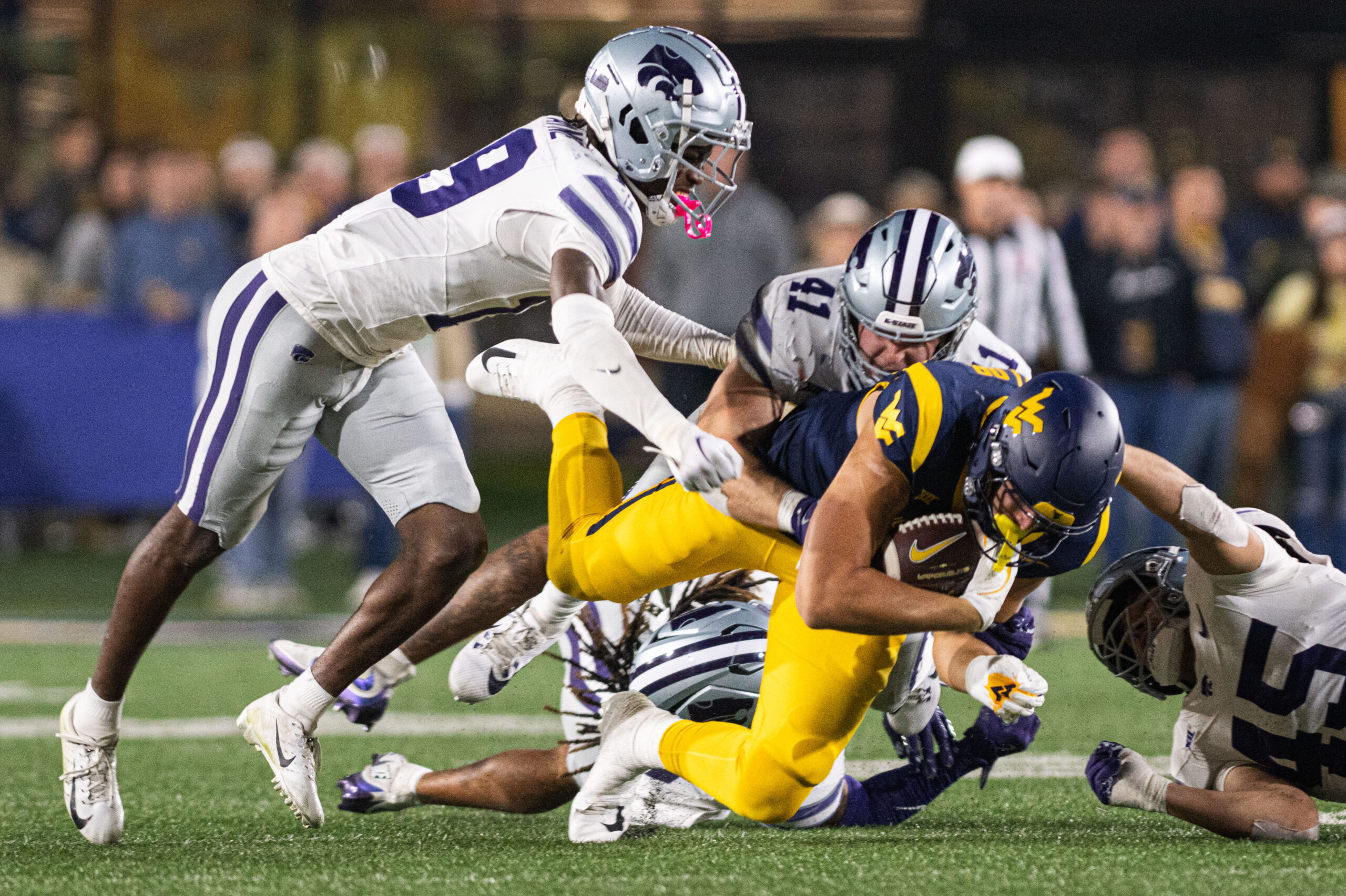 No. 17 Kansas State hands WVU a nightmarish 45-18 defeat